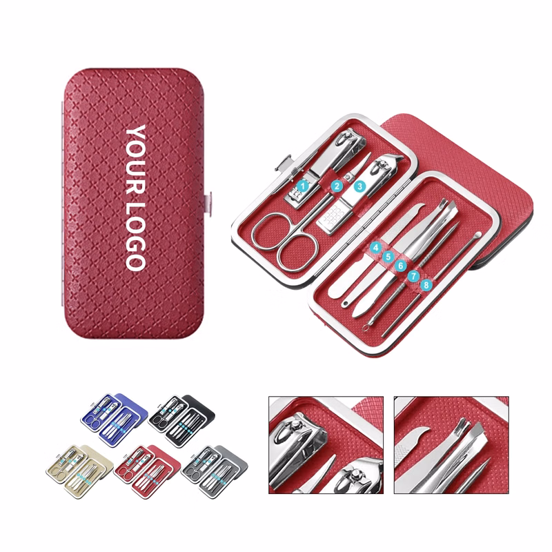 Stainless Steel Nail Clipper Set with Case
