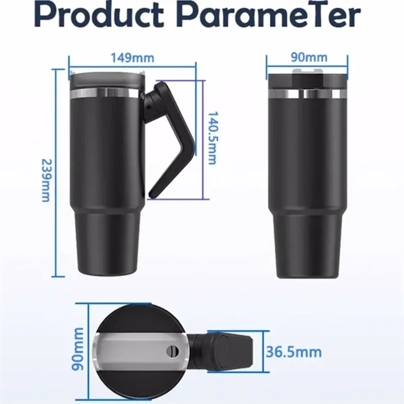 40oz Handle Travel Tumbler