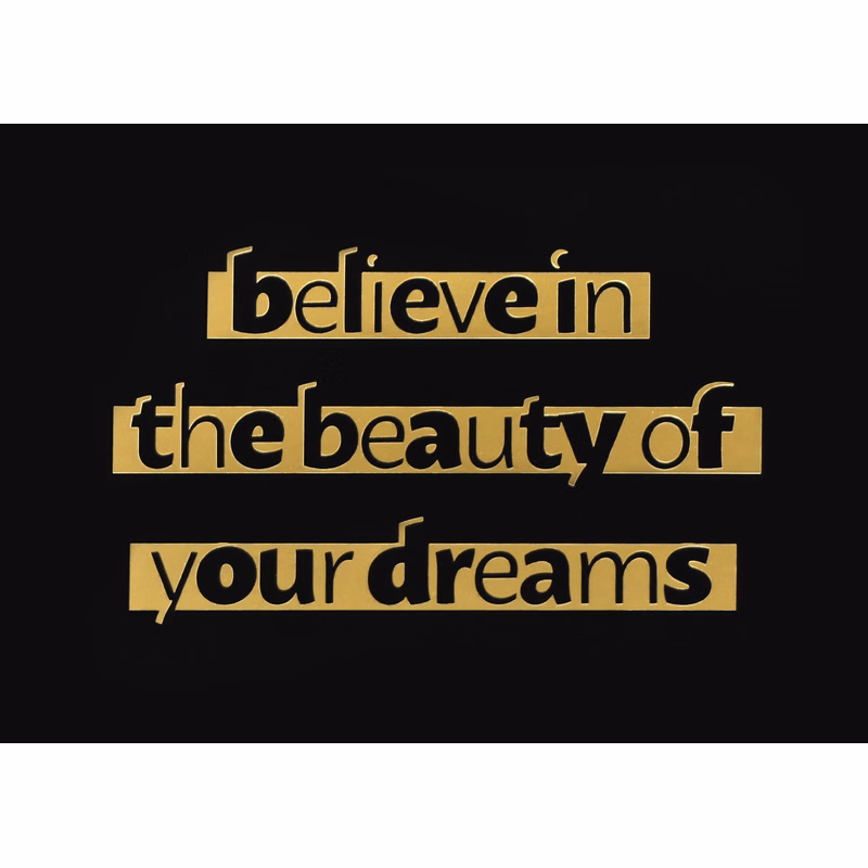 "Believe in your Dreams" - Just Because Greeting Card