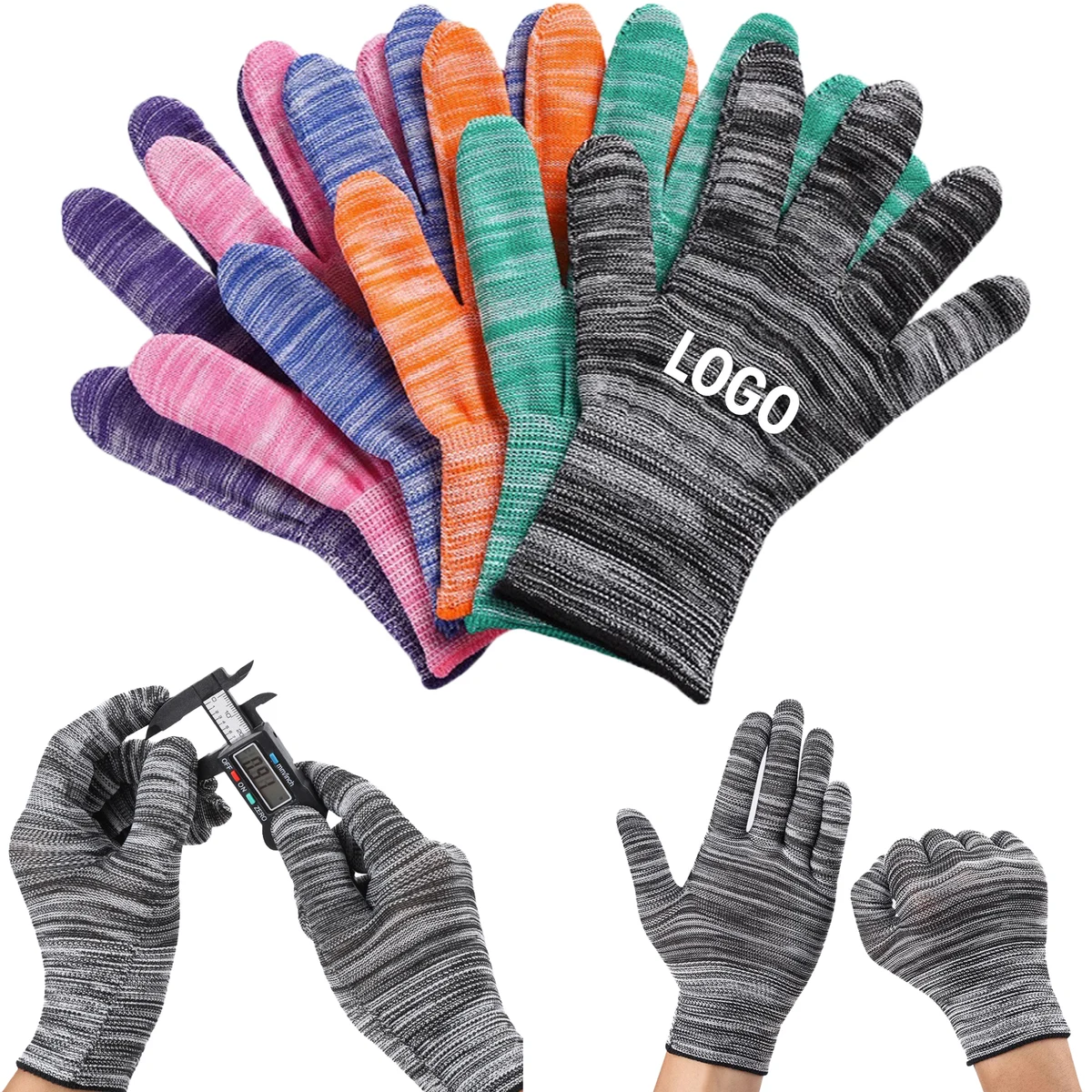 Stretch Fit Protective Work Gloves 1