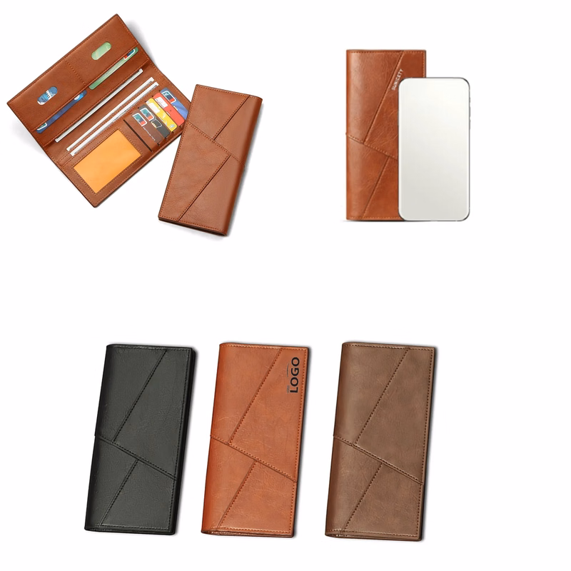 Multi-Function PU Leather Slim Wallet