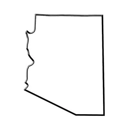 Blank Plaque: Arizona State 8", MDF 3/8 thick Woo 1