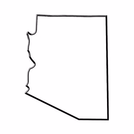 Blank Plaque: Arizona State 8", MDF 3/8 thick Woo
