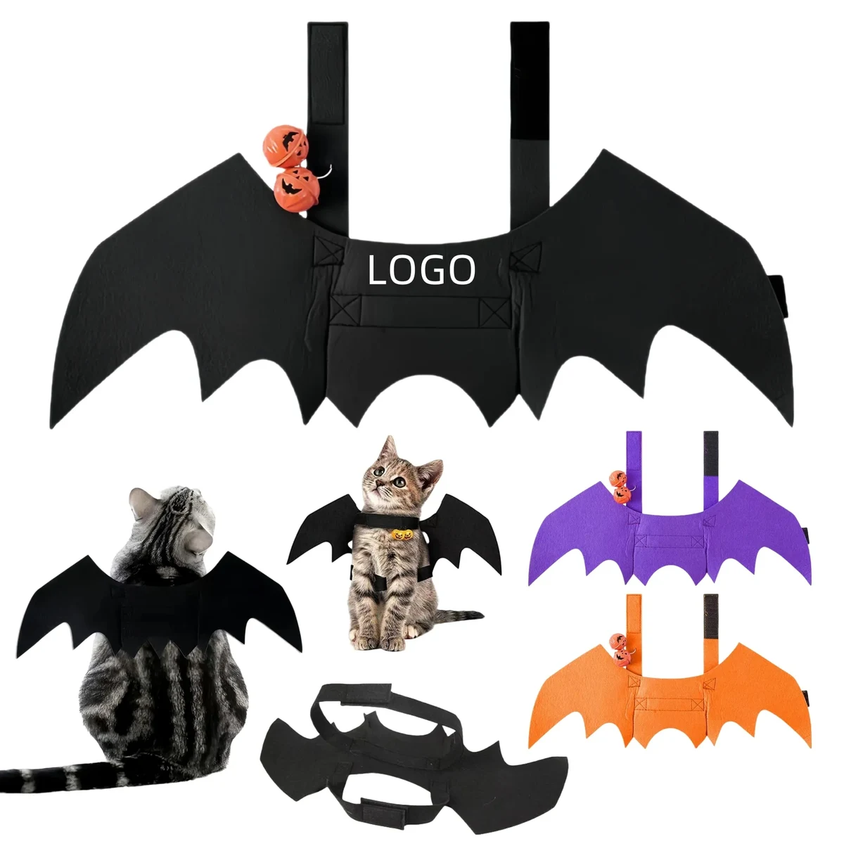 Pet Halloween Decoration Bat Wings 1