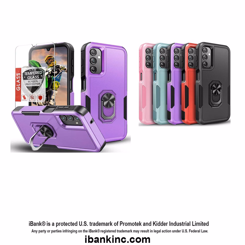 iBank ® Shockproof Case compatible with Galaxy A54/A55/A35/A71/A15/A16/A21