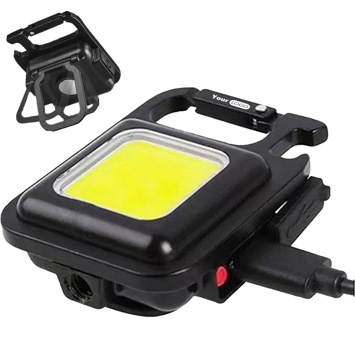 Aluminum Multi Functional Emergency Light Keychain 1