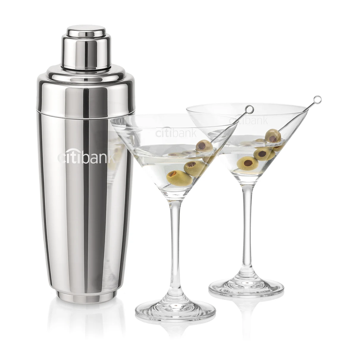 Pescara Shaker & Burlington Martini Set 1