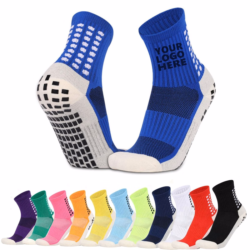 Anti Slip Grip Athletic Ankle Socks Non Skid Silicone Pads