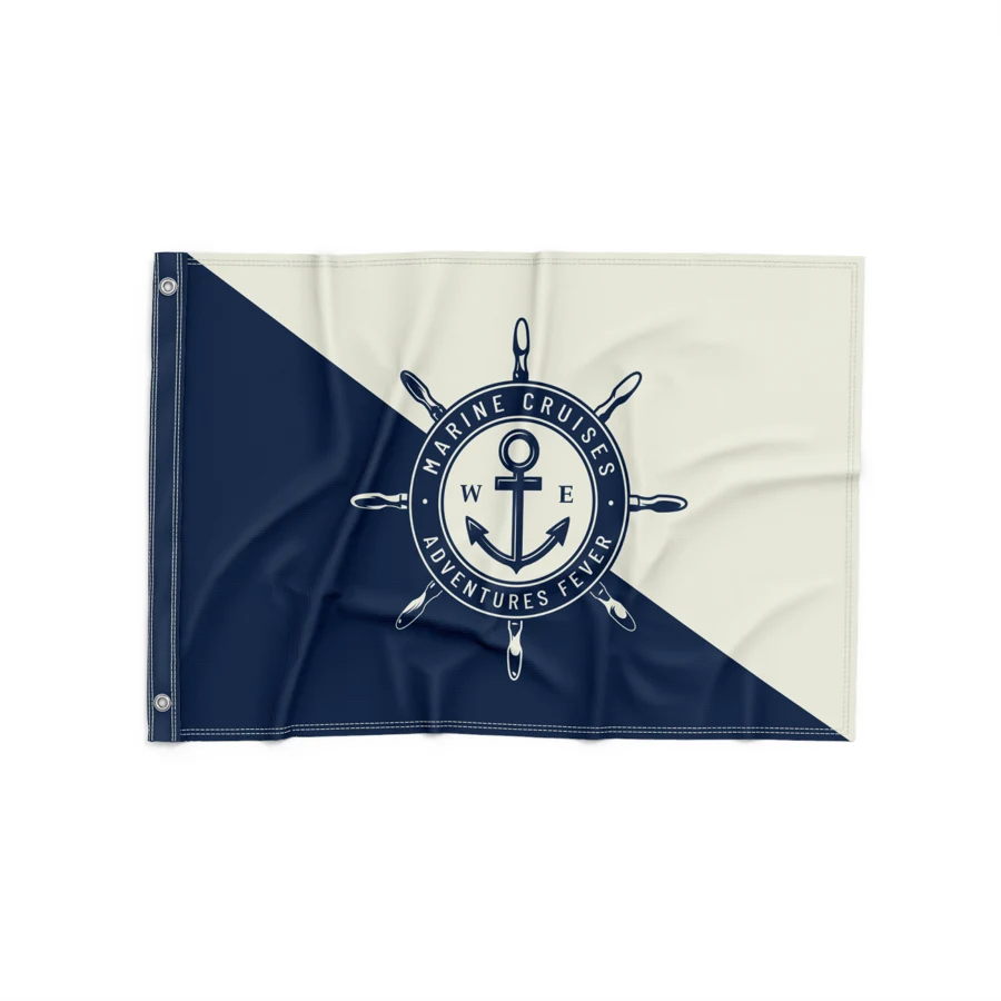 Double-Sided Dye Sublimation 3-Layer 8ft x 5ft Flag 1