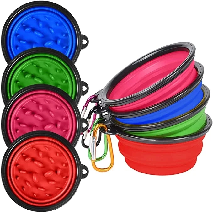Collapsible Foldable Slow Feeder Pet Dog Cat Puppy Silicone 1