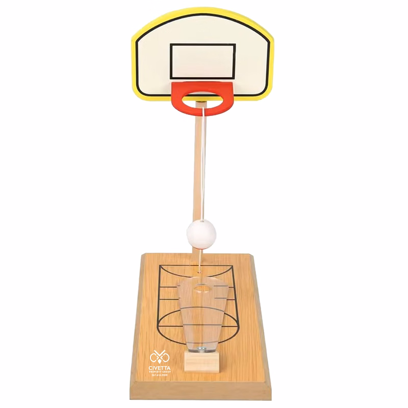 Mini Wooden Desktop Basketball Game