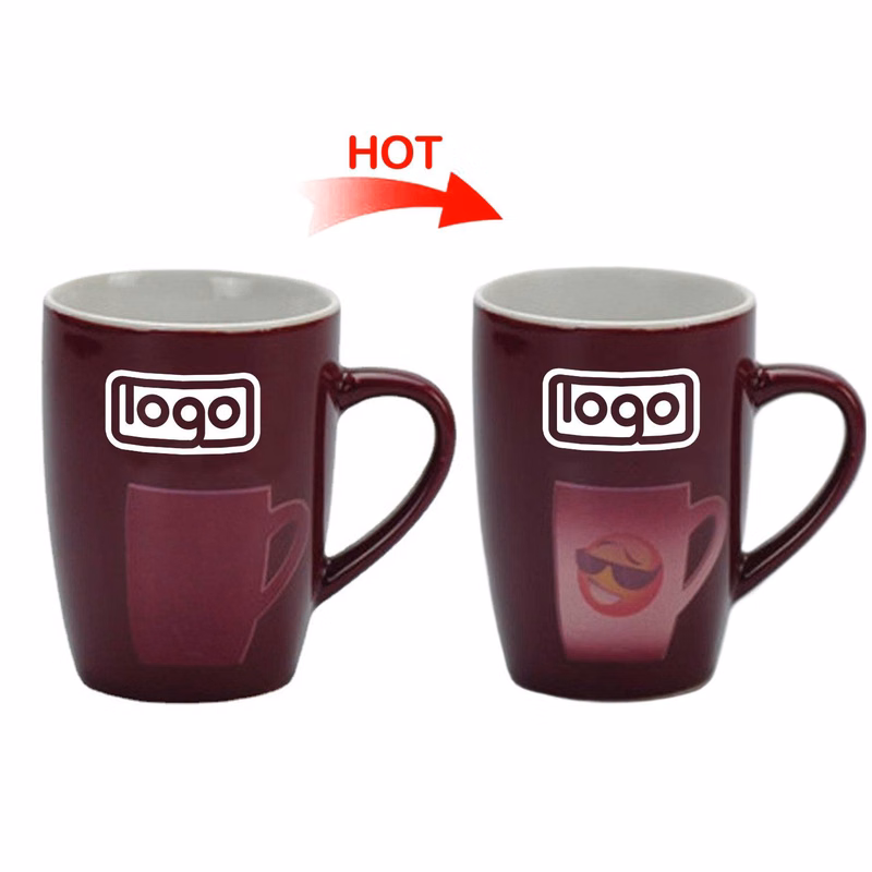 12oz Heat Sensitive Color Changing Ceramic Mug