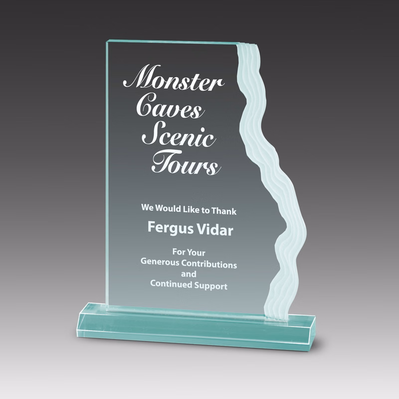 Wave Edge Waterfall Award (5"x7")