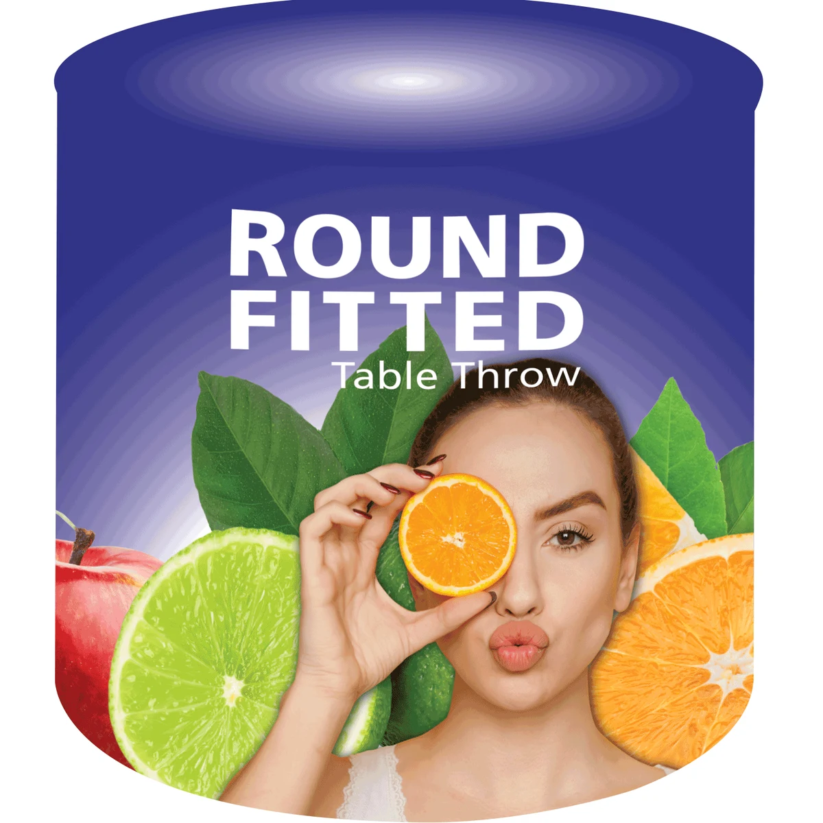 30" Fitted Round Table Throw (30" diameter) 1