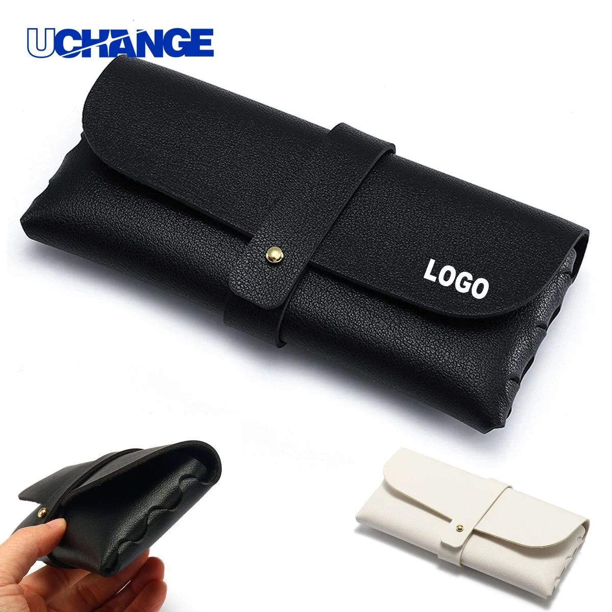 Eyewear PU Leather Glasses Case Organizer 1
