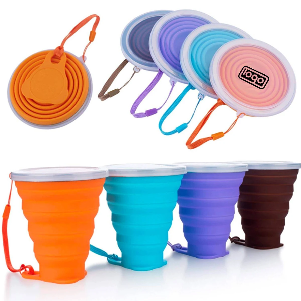 Silicone Foldable Travel Mug 1