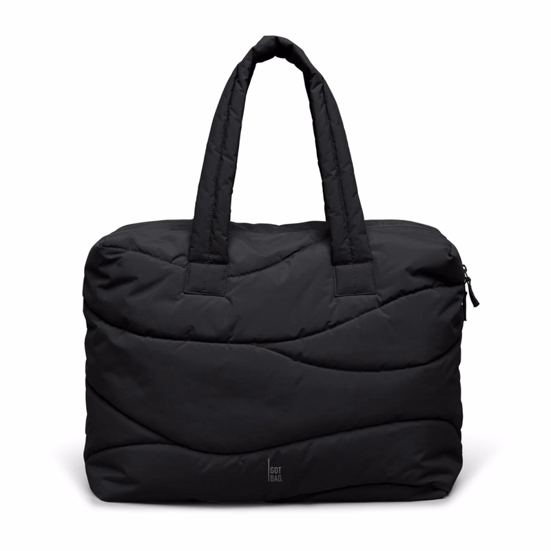 GOT BAG® Wavy Puffer - GOTS Certified Ocean Plastic Tote Bag