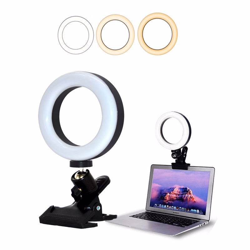 Selfie Ring Light For Desk And Laptop