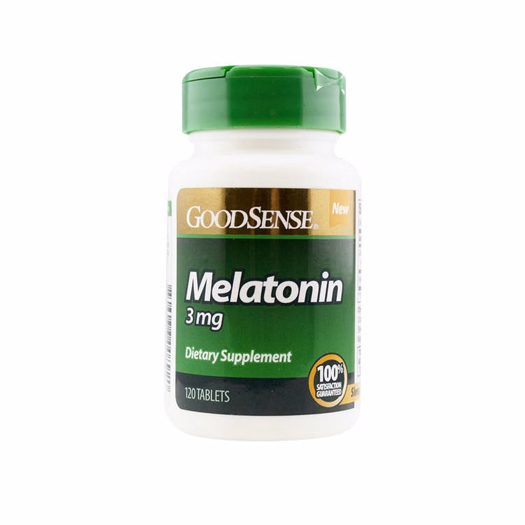 GoodSense Melatonin Tablets - 120/Bottle 3 mg