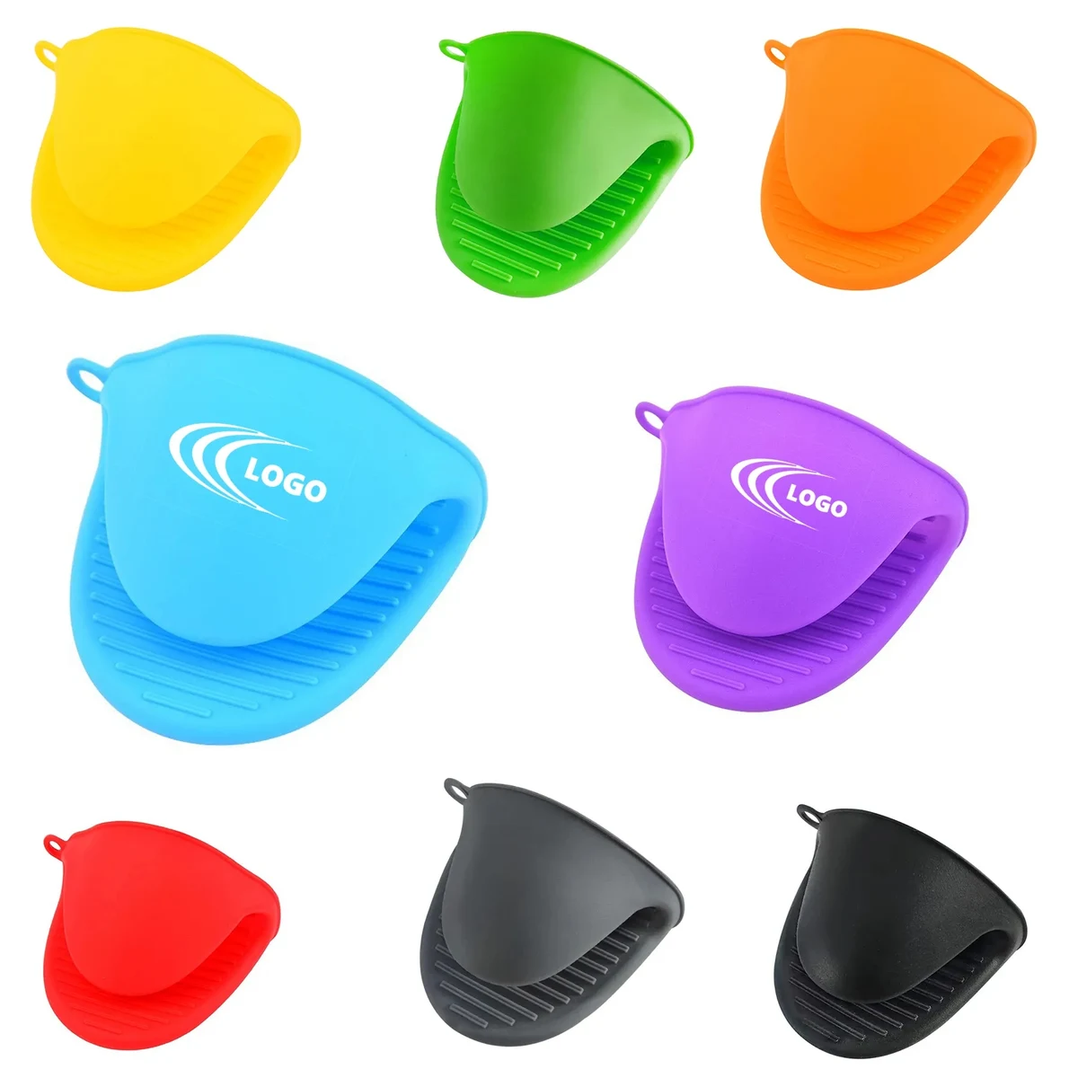 Silicone Heat Resistant Cooking Pinch Mitts 1