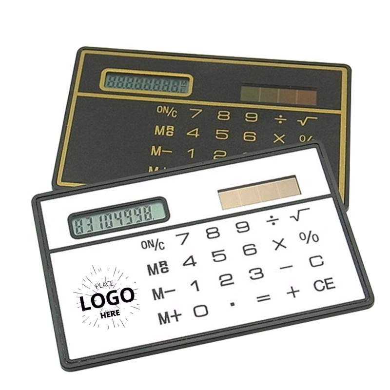 Portable Solar Card Calculator