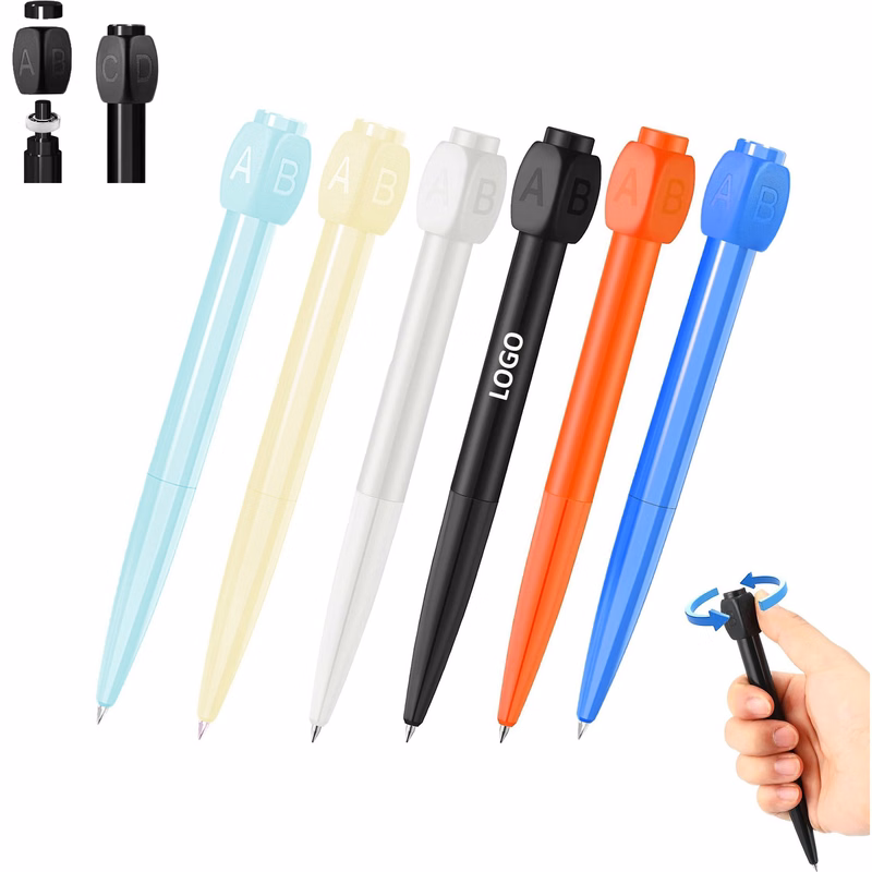 Abcd Rotating Answer Ballpoint Pen
