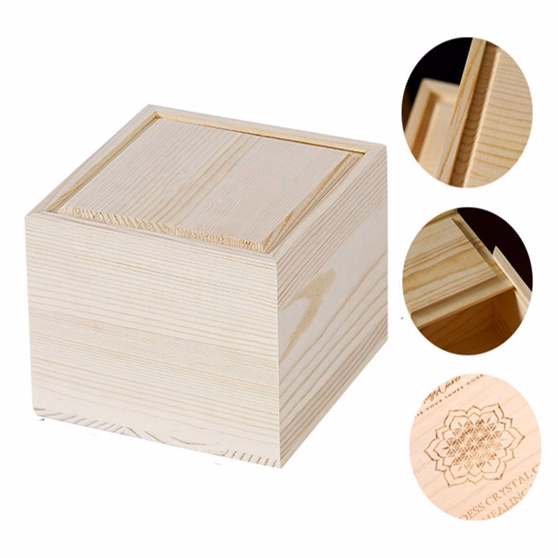 Large Square Wooden Box