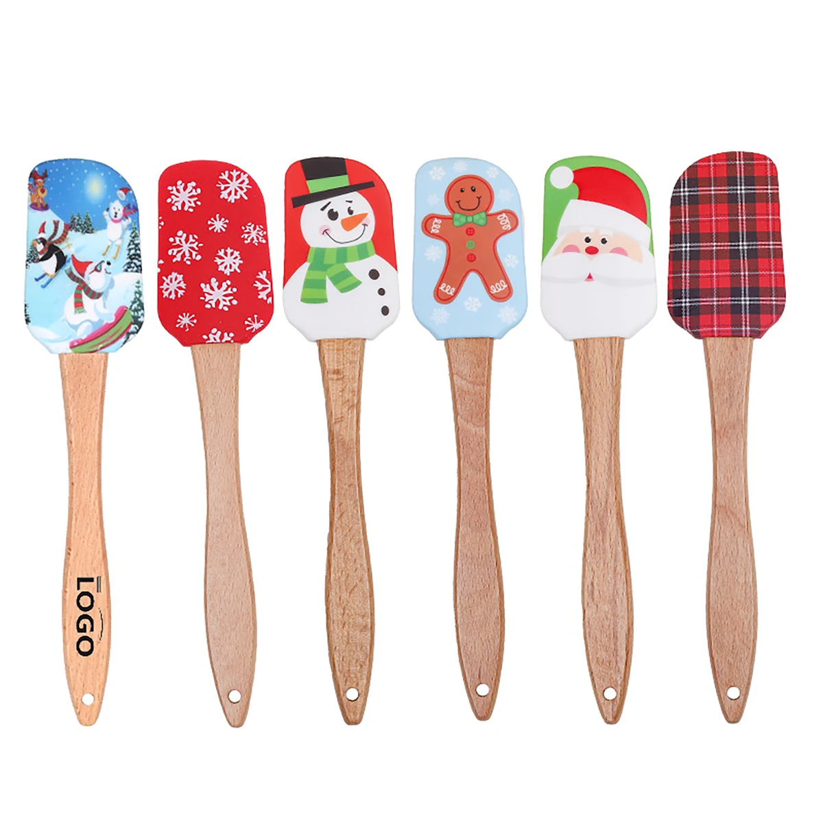 Festive Silicone Kitchen Spatula 1