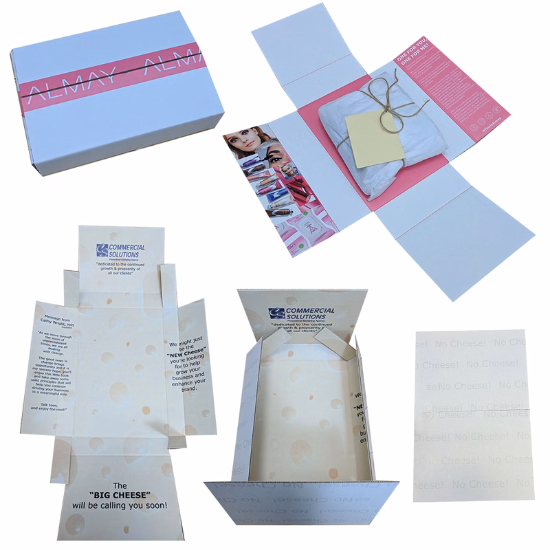 Custom Printed Full Color Corrugated Cross Box - Custom-Sized