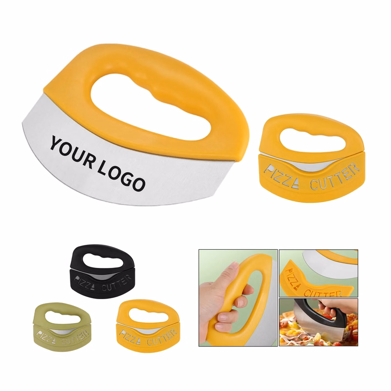 Stainless Steel Pizza Slicer with Ergonomic Handle