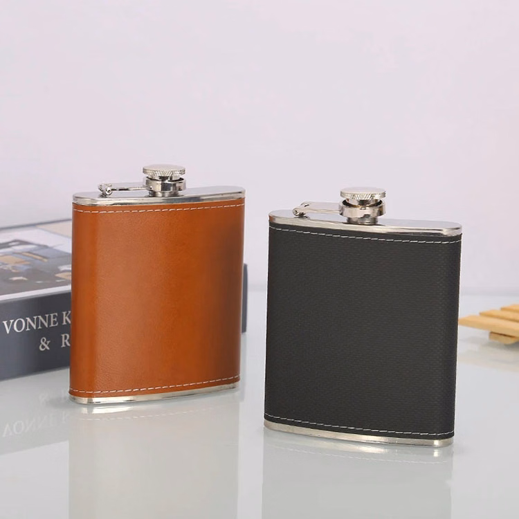 PU Leather Stainless Steel Wine Bottle