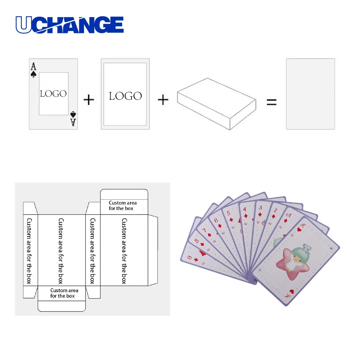 Custom Promotional Poker Card Deck Set 1