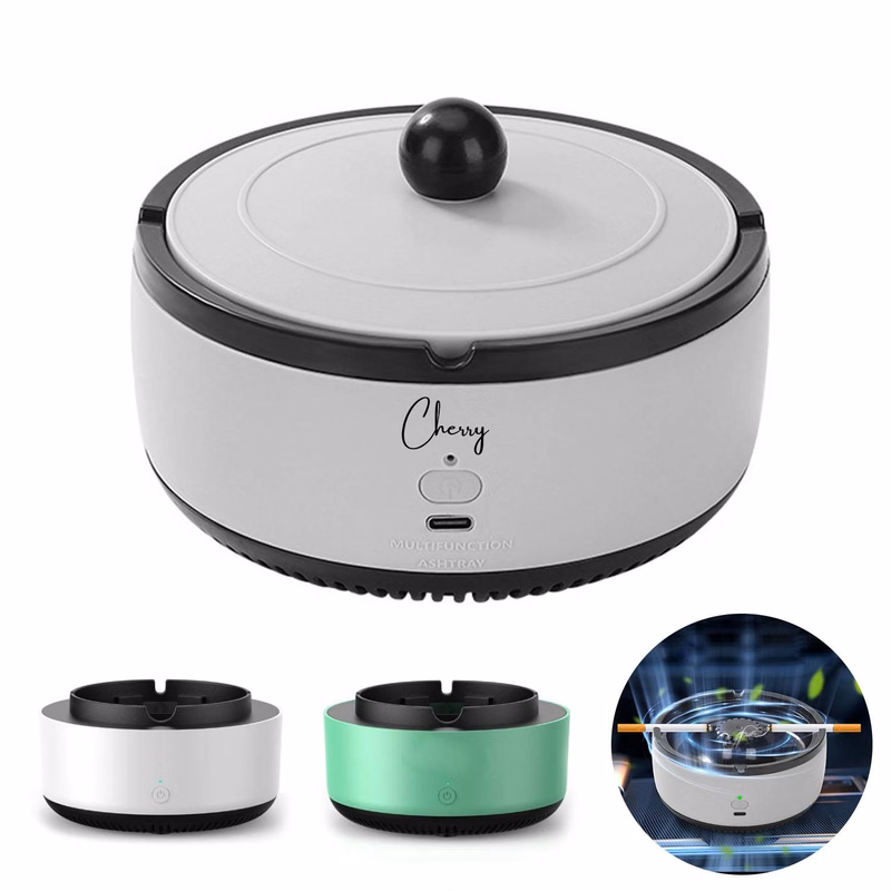 Self breathing asftray air purifier