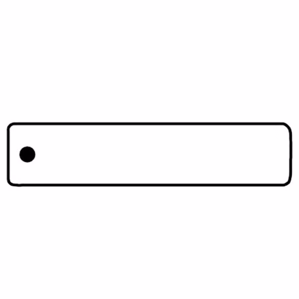Rectangle 14 Key Tag - Spot Color