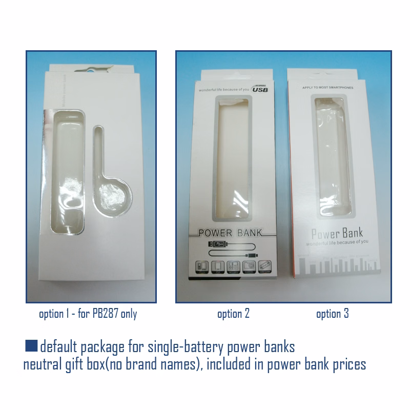 Default Package A - Single Battery Power Banks