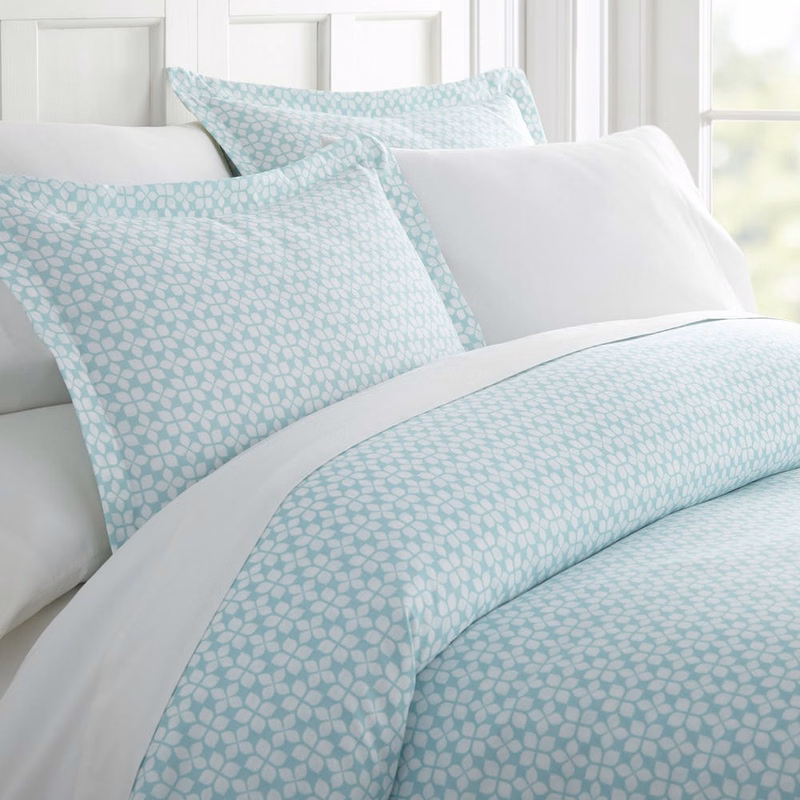Duvet Cover Sets - Blue Star Queen 3 Piece