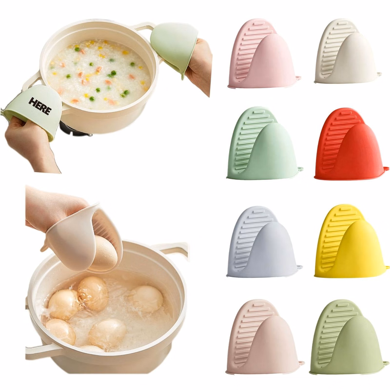 Portable Heat-Resistant Silicone Oven Mitts