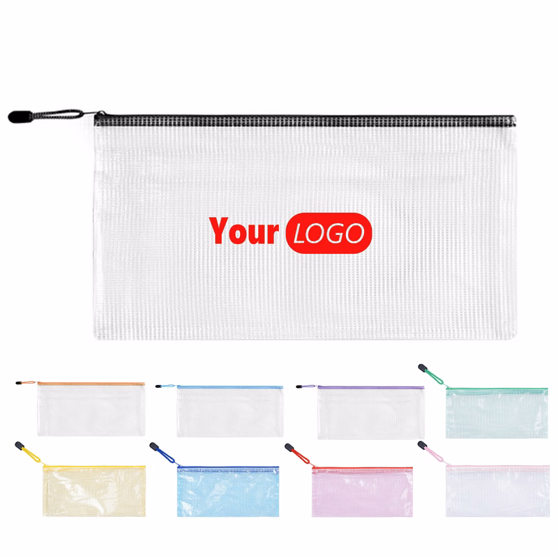 Zippered Mesh Pouch