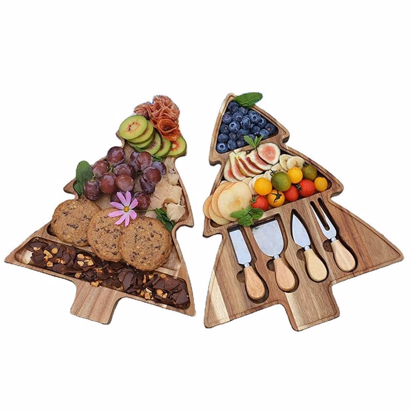 2 Layers Christmas Tree Cheese Board