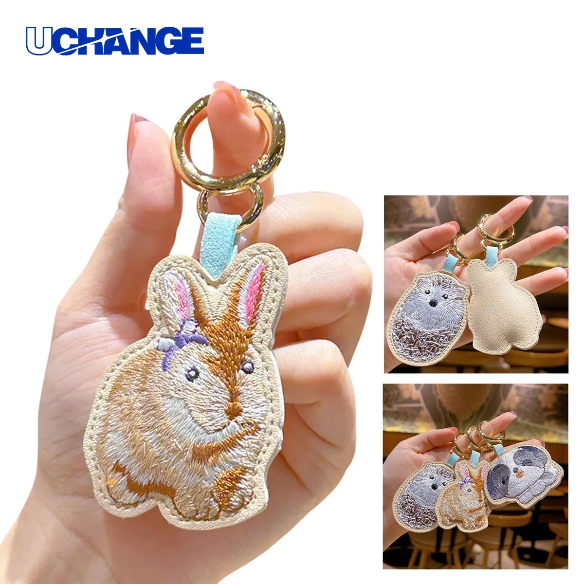 PU Leather Everyday Carry Keychain Accessory 1