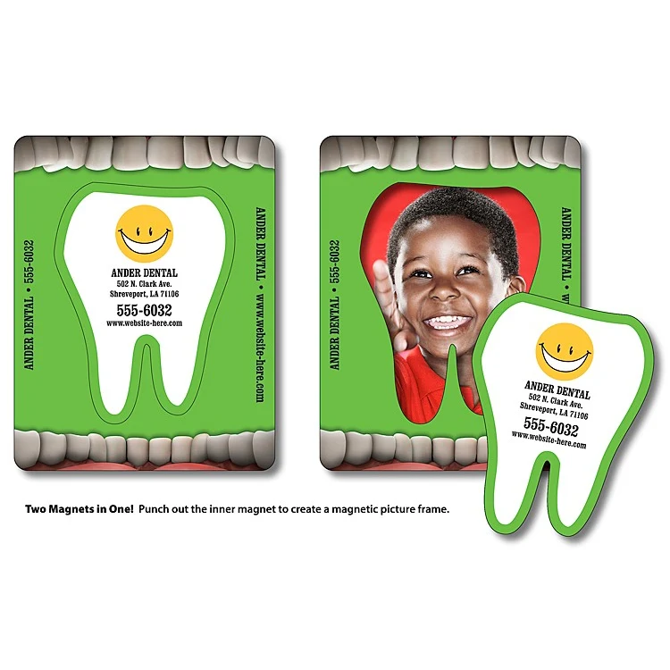 Magnet - Picture Frame Tooth Punch (3.5x4.5) - 20 Mil. 1