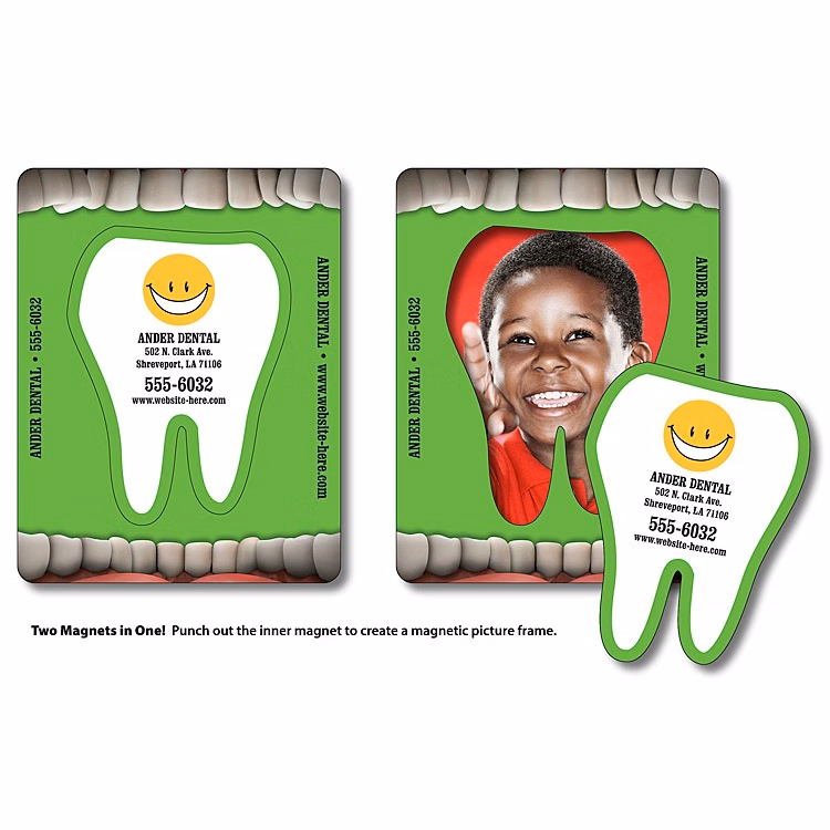 Magnet - Picture Frame Tooth Punch (3.5x4.5) - 20 Mil.