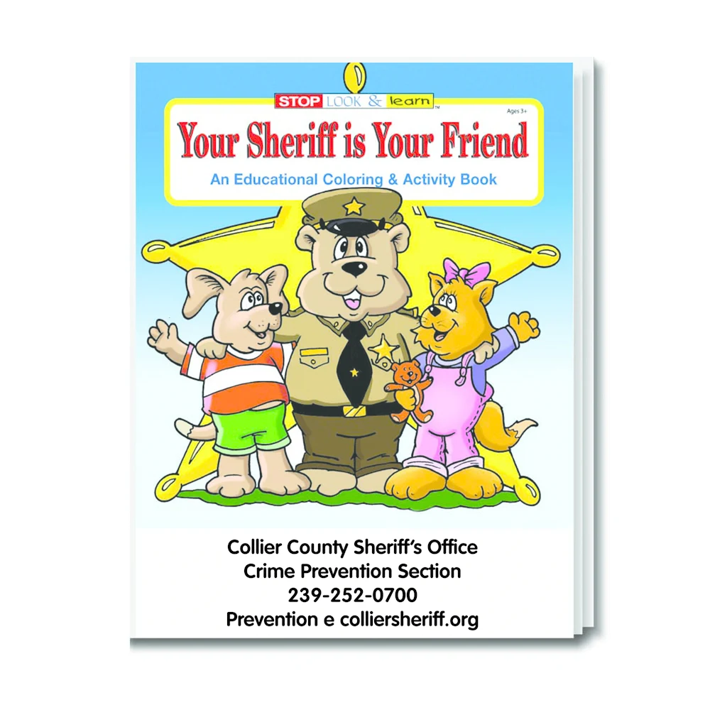 Your Sheriff is Your Friend Coloring Book 1
