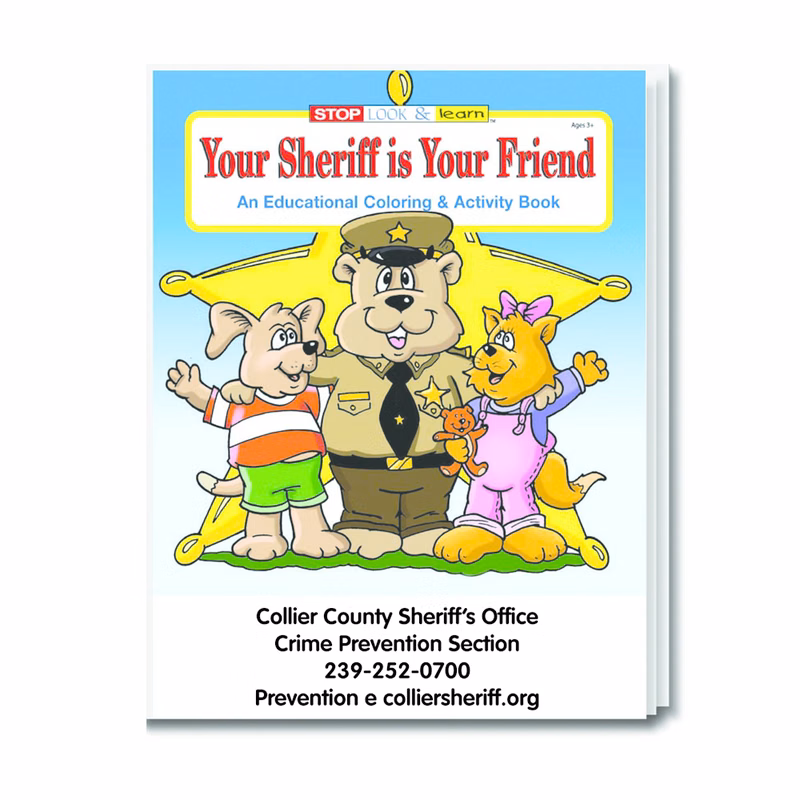 Your Sheriff is Your Friend Coloring Book