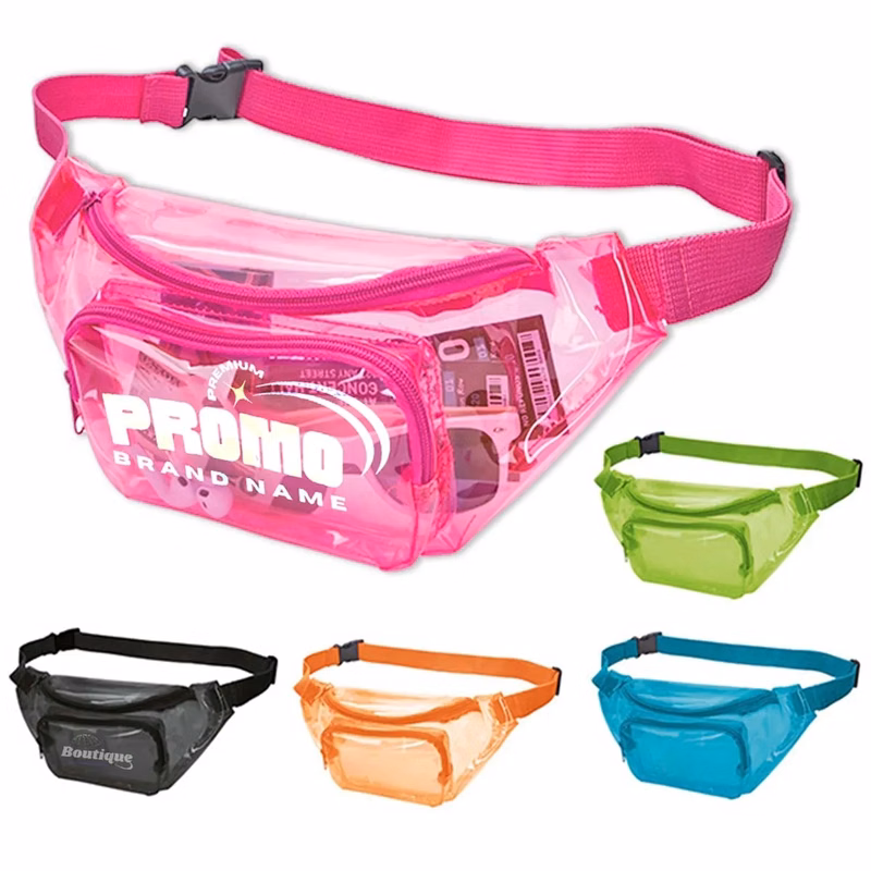 Translucent Promotional Color PVC Fanny Pack