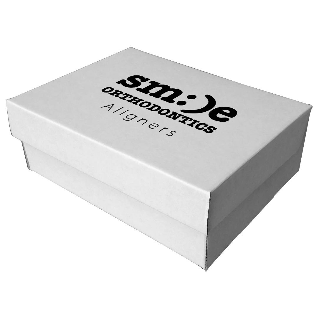 9" x 6" x 3 1/2" - Fold Above E-Flute Box 1