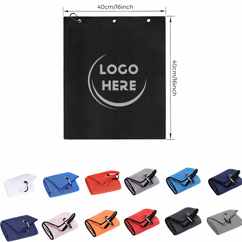 Microfiber Golf Towel with Heavy Duty Clip