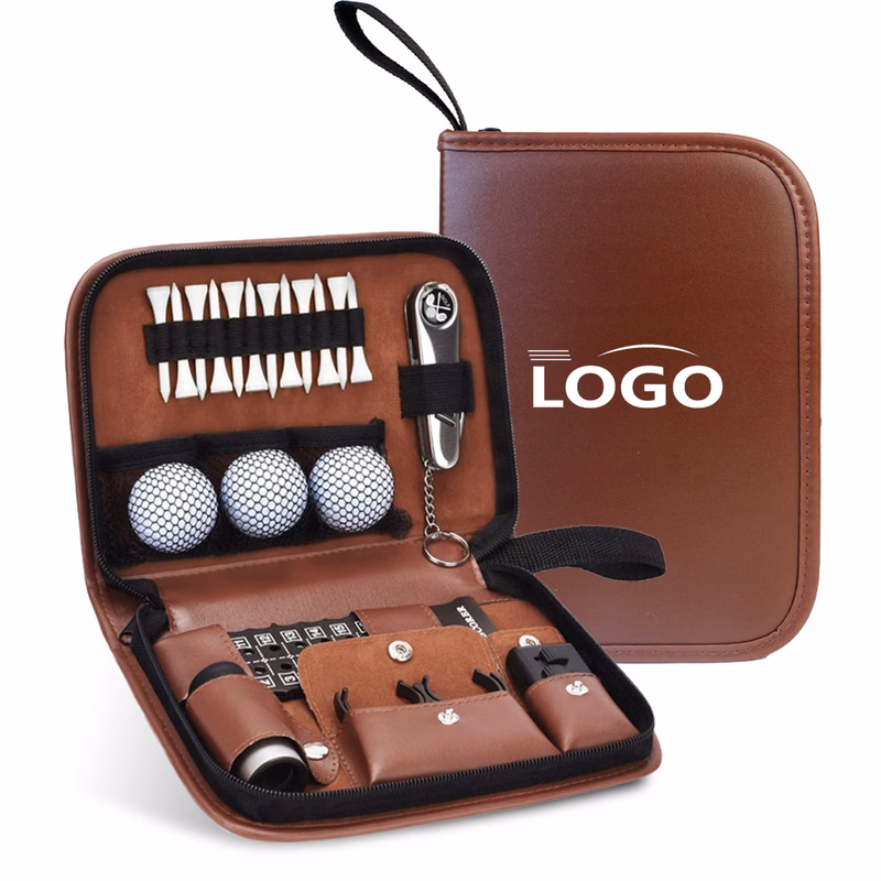 PU Leather Golf Accessories Storage Pouch