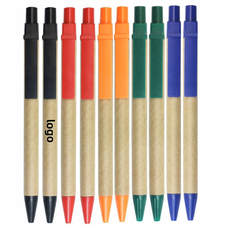 Eco Kraft Paper Click Ballpoint Pen