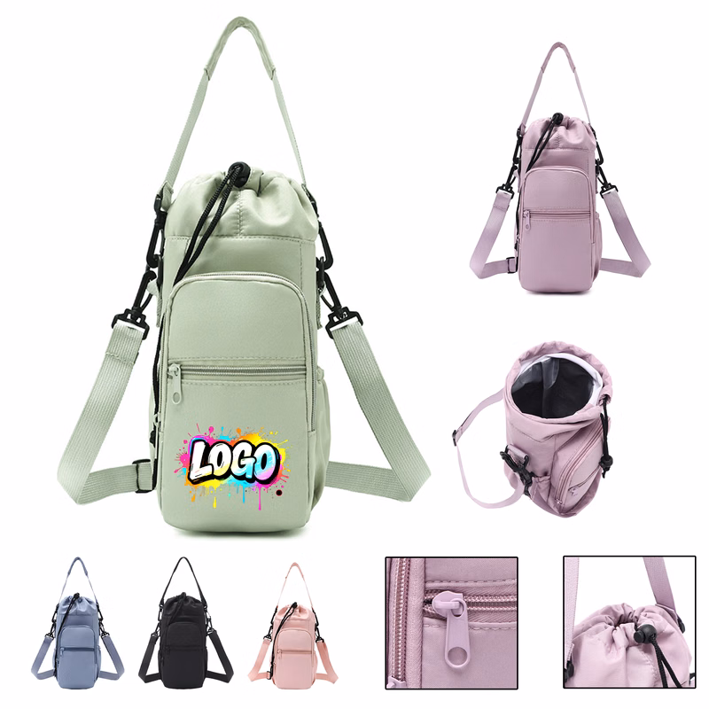 Lightweight Crossbody Water Bottle Sleeve